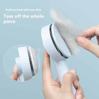 Self-Cleaning Pet Needle Comb for Dogs & Cats