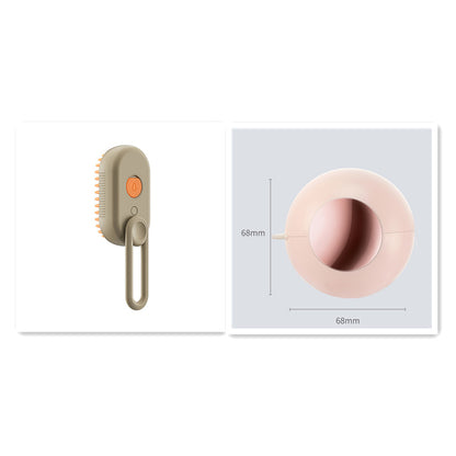 3-in-1 Electric Steam Brush for Cats & Dogs