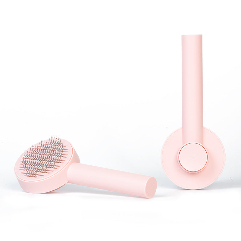 Self-Cleaning Pet Needle Comb for Dogs & Cats