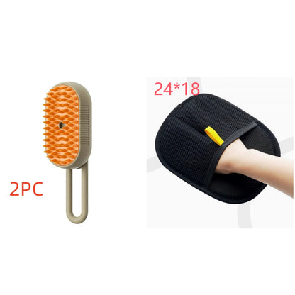 3-in-1 Electric Steam Brush for Cats & Dogs
