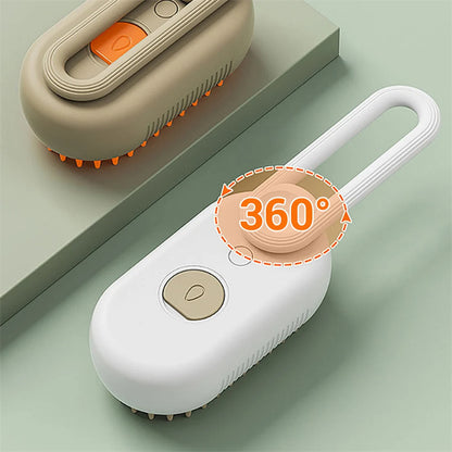 3-in-1 Electric Steam Brush for Cats & Dogs